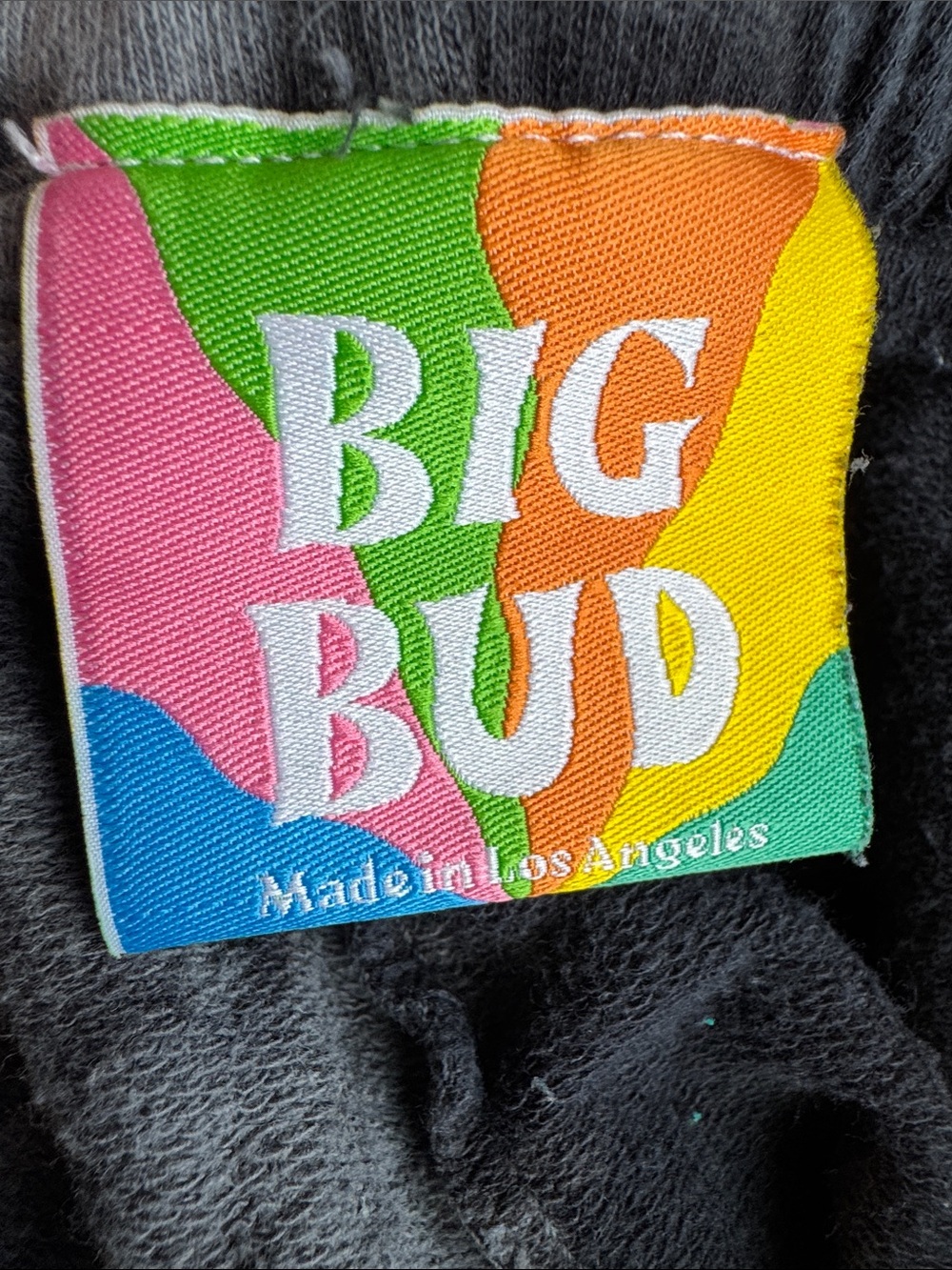 Big Bud Press Classic Jogger Sweatpants Black Magic Waters Tie Dye Size Medium - Picture 9 of 15